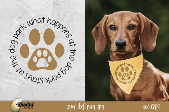 Dog Park Graphics for Crafts