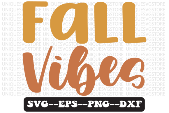 Fall Vibes Quote Retro SVG Design for Crafts & Graphics