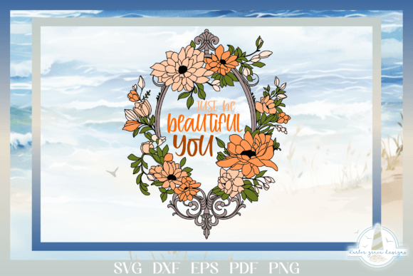 Floral Frame Graphics for Crafts