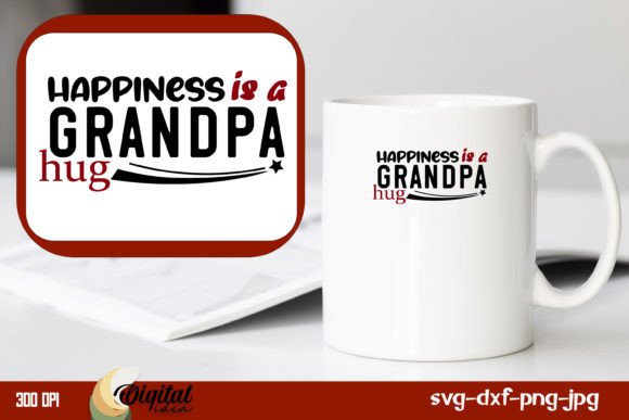 Grandpa Hug Graphics for Crafts