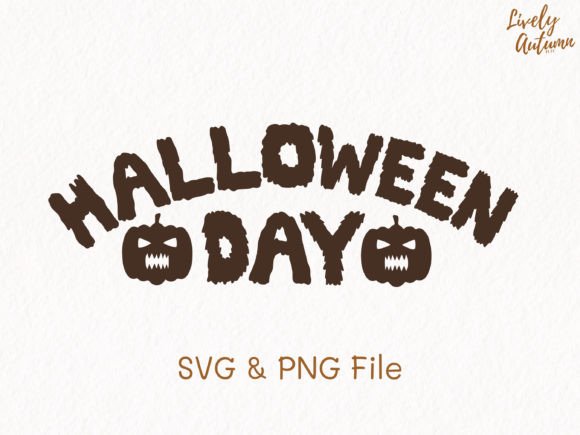 Halloween Day Lettering SVG PNG for Crafts & Graphics