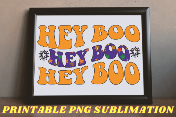 Hey Boo PNG: Halloween Graphics for Crafts & Content