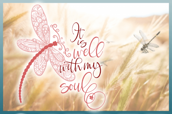 It Is Well with My Soul Butterfly SVG: Graphics & Crafts