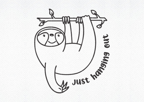Just Hanging Out SVG Graphics for Crafts & Branding