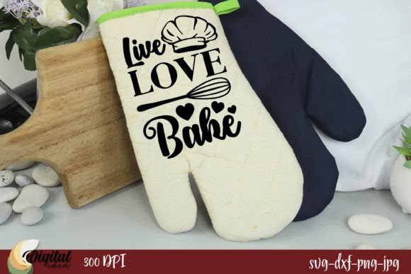Live Love Bake: Kitchen Graphics for Crafts Brands