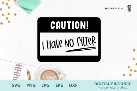No Filter SVG Graphics for Crafts