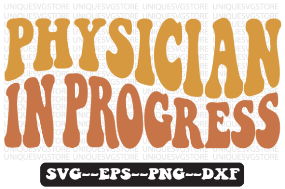 Physician in Progress Retro SVG Graphics for Crafts